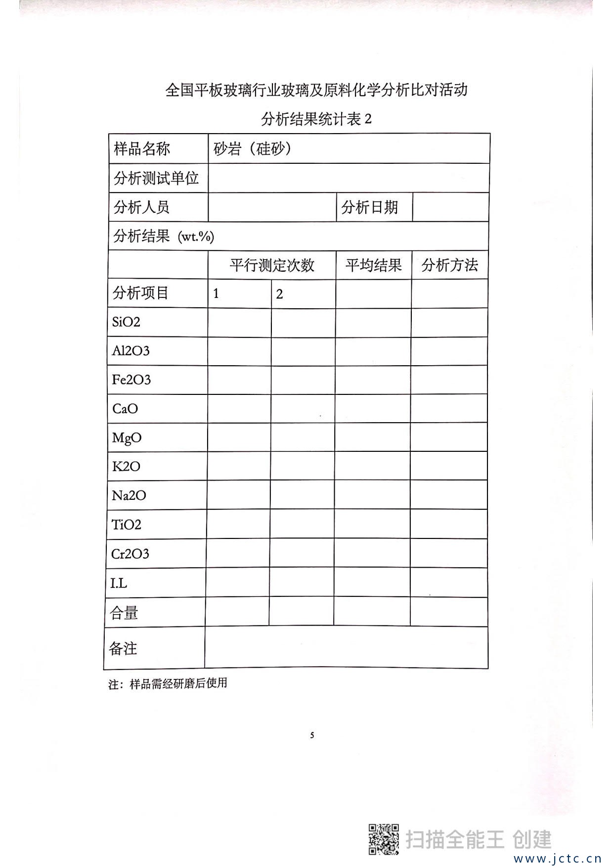 關(guān)于開展第二屆全國(guó)平板玻璃行業(yè)原料化學(xué)分析對(duì)比活動(dòng)的通知_5.jpg